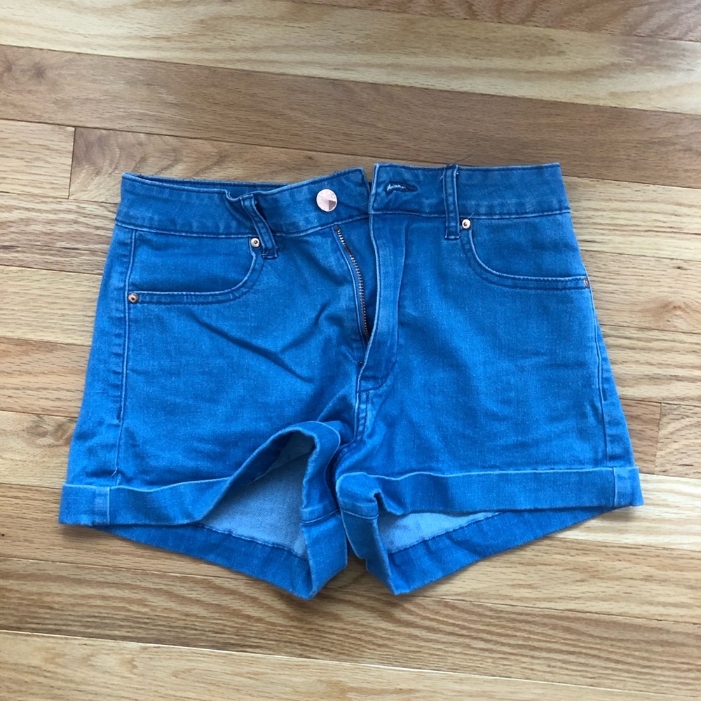 Denim shorts